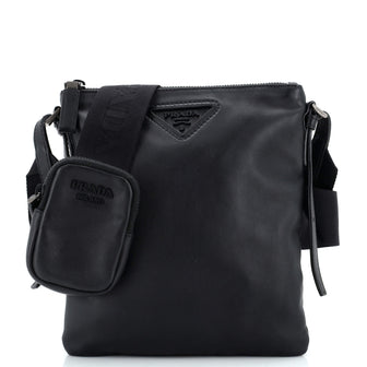 Prada Re-Edition Zip Messenger Bag Leather Small