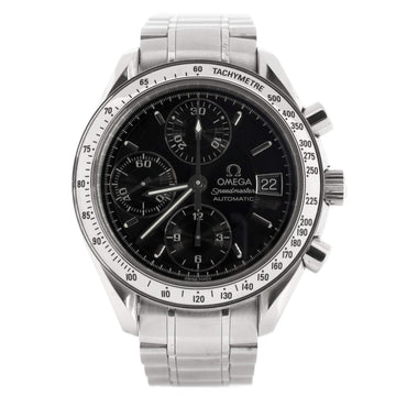 Omega Speedmaster Date Chronograph Automatic Watch Stainless Steel 39