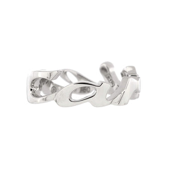 Cartier Signature Ring 18K White Gold