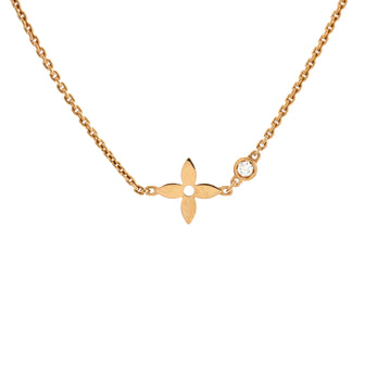 Louis Vuitton Monogram Idylle Necklace 18K Rose Gold with Diamond
