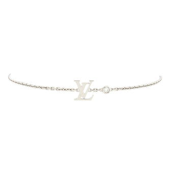 Louis Vuitton Idylle Blossom LV Bracelet 18K White Gold with Diamond