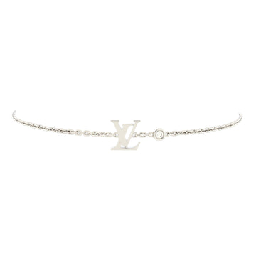 Louis Vuitton Idylle Blossom LV Bracelet 18K White Gold with Diamond