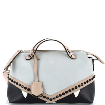 Fendi Monster By The Way Satchel Studded Leather Small
