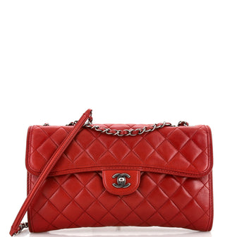 Chanel Citizen Chain Flap Bag Quilted Lambskin Large