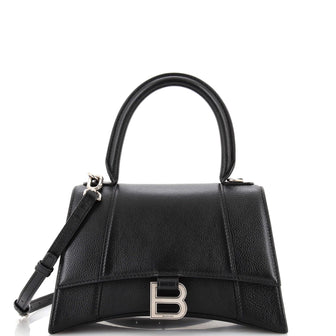 Balenciaga Hourglass Top Handle Bag Leather Small