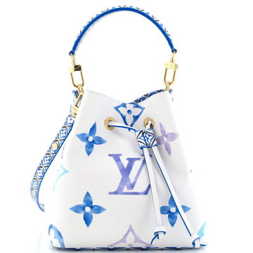 Louis Vuitton NeoNoe Handbag By The Pool Monogram Watercolor Giant BB