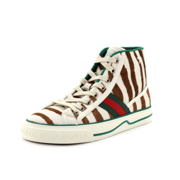 Gucci Tennis 1977 High-Top Sneakers Calf Hair