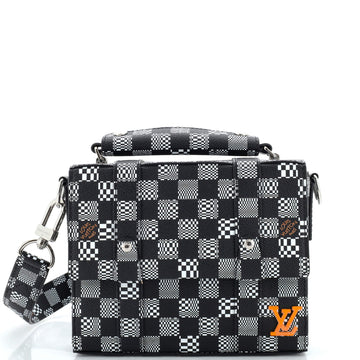 Louis Vuitton Flap Soft Trunk Messenger Bag Limited Edition Distorted Damier