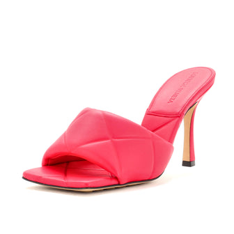 Bottega Veneta Women's The Padded Heeled Sandals Quilted Leather