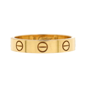 Cartier Love Wedding Band Ring 18K Yellow Gold