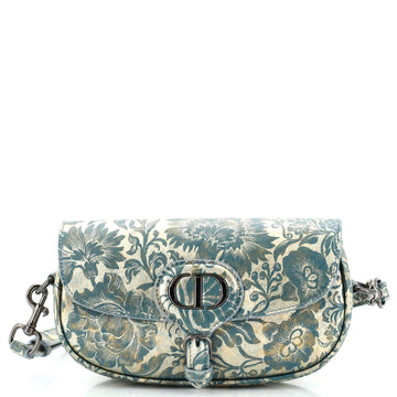 Christian Dior Bobby Flap Bag Printed Leather East West