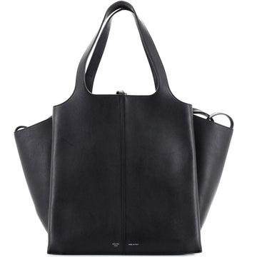 Celine Vertical Tri-Fold Shoulder Bag Leather