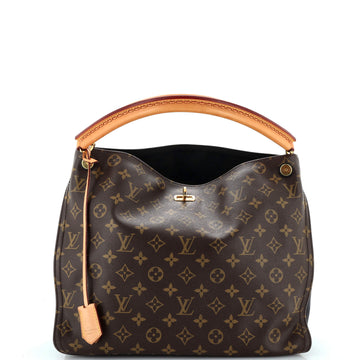 Louis Vuitton Gaia Handbag Monogram Canvas