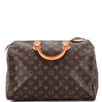 Louis Vuitton Speedy Handbag Monogram Canvas 35