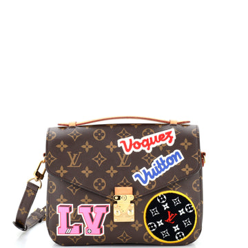 Louis Vuitton Pochette Metis Limited Edition Patches Monogram Canvas