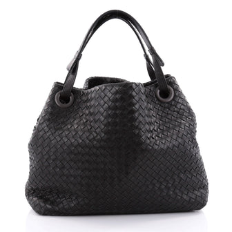 Bottega Veneta Bella Tote Intrecciato Nappa Large Black 2444301