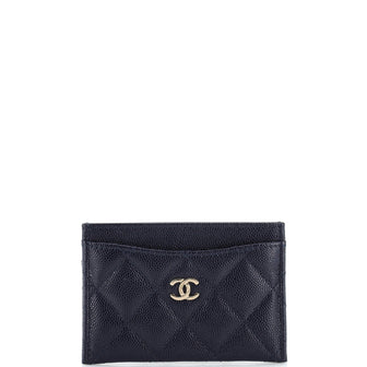 Chanel Classic Card Holder Quilted Caviar