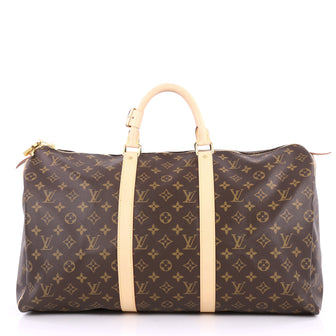 Louis Vuitton Keepall Bag Monogram Canvas 50 Brown 2444901