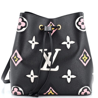 Louis Vuitton NeoNoe Handbag Wild at Heart Monogram Giant MM