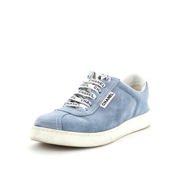 Chanel Women's CC Low-Top Sneakers Suede