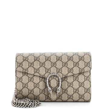 Gucci Dionysus Chain Wallet GG Coated Canvas Small