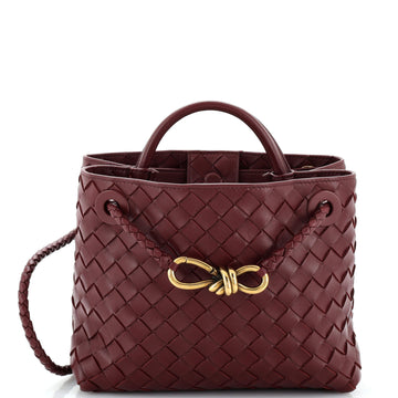 Bottega Veneta Andiamo Top Handle Bag Intrecciato Nappa Small