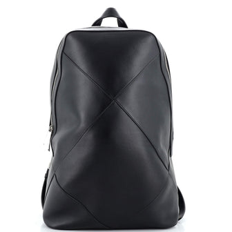 Bottega Veneta Patchwork Backpack Leather Large