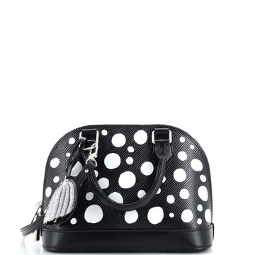 Louis Vuitton Alma Handbag Yayoi Kusama Infinity Dots Epi Leather BB
