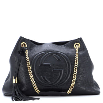Gucci Soho Chain Strap Shoulder Bag Leather Medium
