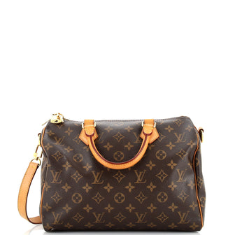 Louis Vuitton Speedy Bandouliere Bag Monogram Canvas 30