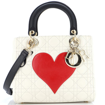 Christian Dior DiorAmour Lady Dior Bag Cannage Quilt Calfskin Medium