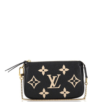 Louis Vuitton Pochette Accessoires Bicolor Monogram Empreinte Giant Mini