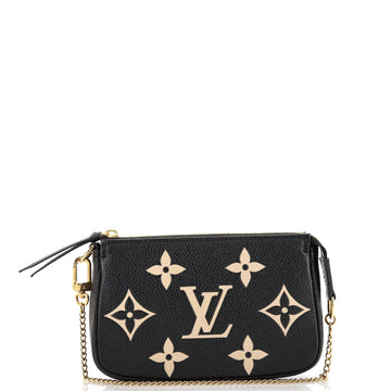 Louis Vuitton Pochette Accessoires Bicolor Monogram Empreinte Giant Mini