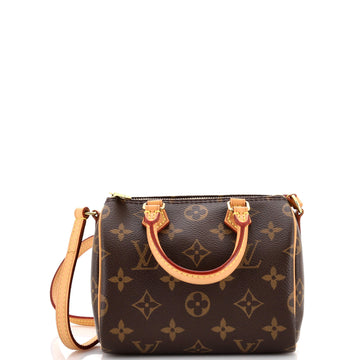 Louis Vuitton Speedy Bandouliere Bag Monogram Canvas Nano