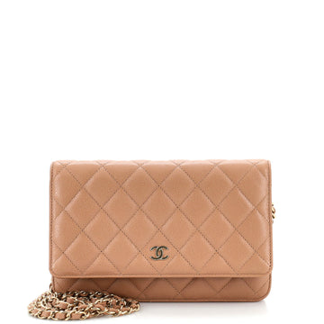Chanel Wallet on Chain Quilted Caviar