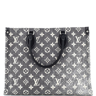 Louis Vuitton OnTheGo Tote Monogram Jacquard Denim MM