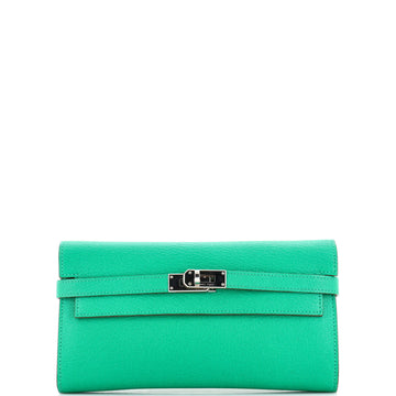 Hermes Kelly Wallet Chevre Mysore Long