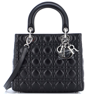 Christian Dior Lady Dior Bag Cannage Quilt Lambskin Medium