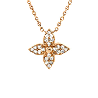 Louis Vuitton Star Blossom Pendant Necklace 18K Rose Gold and Diamonds Rose  gold 2447371