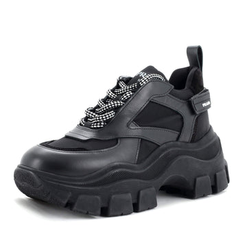 Prada Pegasus Chunky Sneakers Nylon and Leather