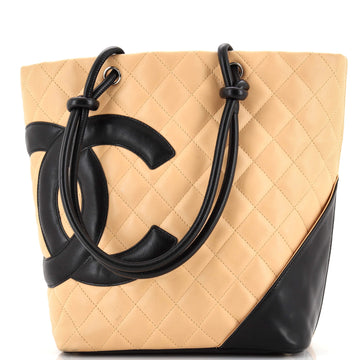 Chanel Cambon Tote Quilted Leather Medium