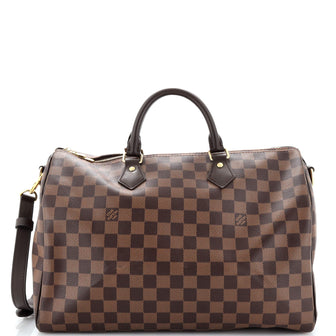 Louis Vuitton Speedy Bandouliere Bag Damier 35