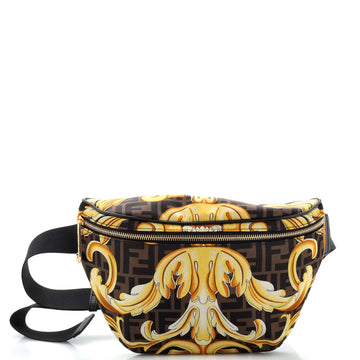 Versace x Fendi Fendace Belt Bag Printed Zucca Nylon