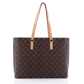 Louis Vuitton Luco Handbag Monogram Canvas Brown 2448602