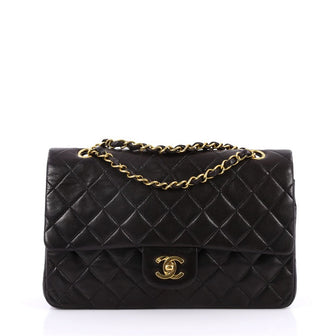 Chanel Vintage Classic Double Flap Bag Quilted Lambskin 2449102