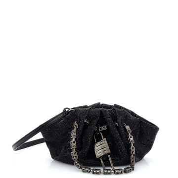 Givenchy Kenny Shoulder Bag Crystal Embellished Satin Mini