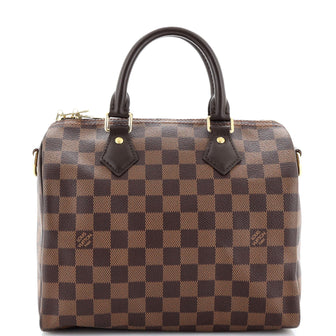 Louis Vuitton Speedy Bandouliere Bag Damier 25