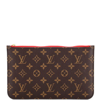 Louis Vuitton Neverfull Pochette Monogram Canvas Large