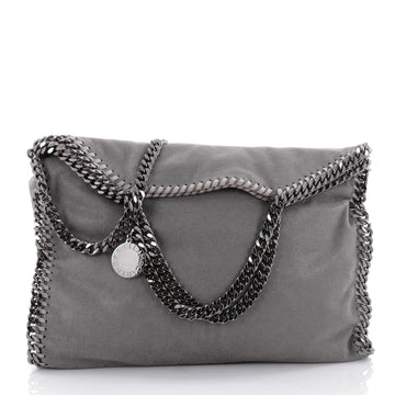 Stella McCartney Falabella Fold Over Bag Shaggy Deer Gray 2449402