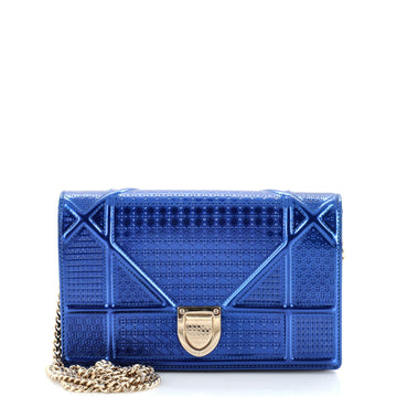 Christian Dior Diorama Wallet on Chain Cannage Embossed Calfskin